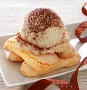 Быстрый десерт Ромовое мороженое с изюмом
