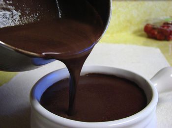 Цитрусовый рецепт горячего шоколада