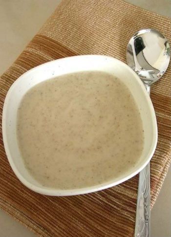 Грибной крем-суп в пароварке