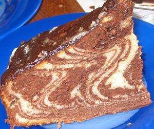 Пирог Зебра или торт «Зебра» без крема
