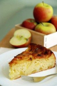 Яблочный пирог шарлотка на кефире