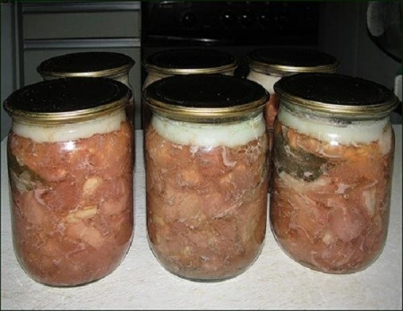 Рецепт приготовления свиной тушенки