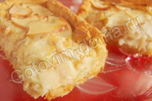 Рецепт яблочного пирога на сметане