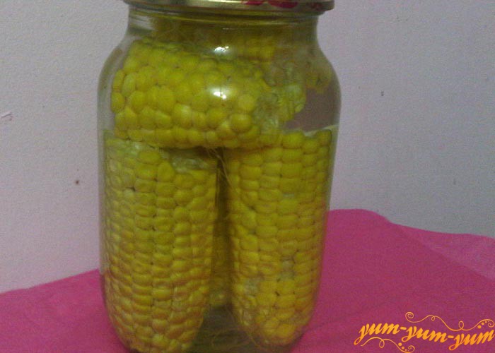 Рецепт кукурузы консервированной в початках