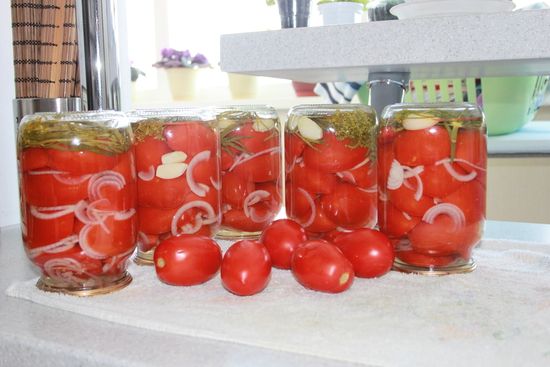 Рецепт резанных помидоров