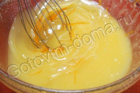 Апельсиновый кекс с изюмом