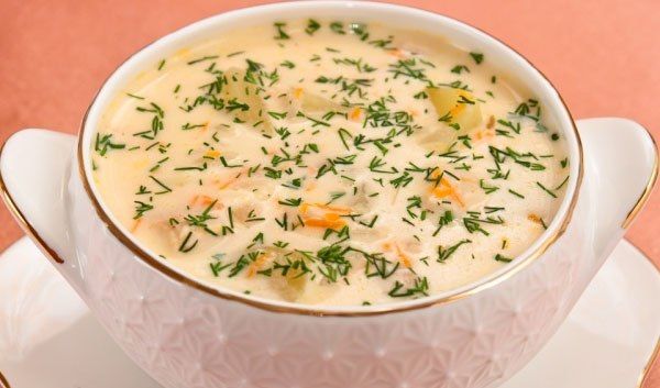 Два с половиной повара сырный суп