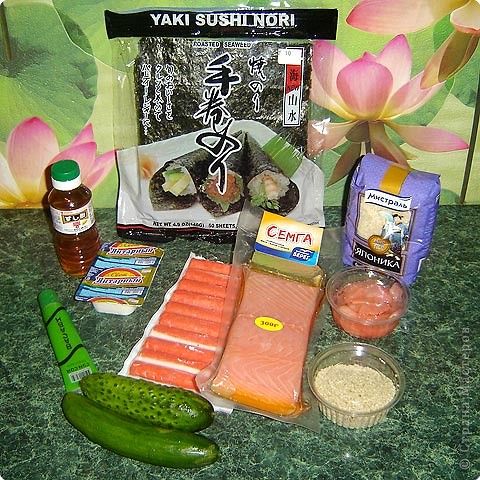 Готовим суши и роллы дома видео