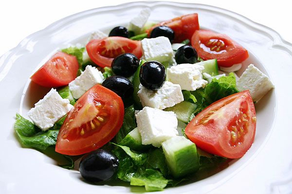 Греческий салат рецепт видео