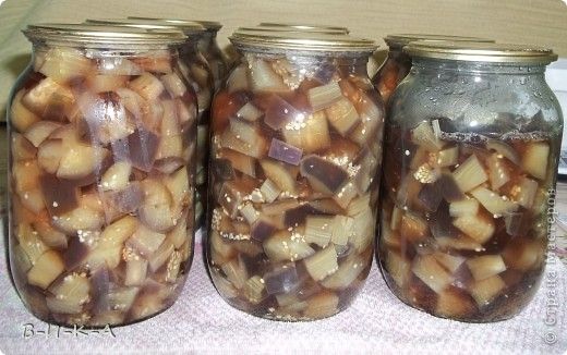 Грибочки из баклажан на зиму