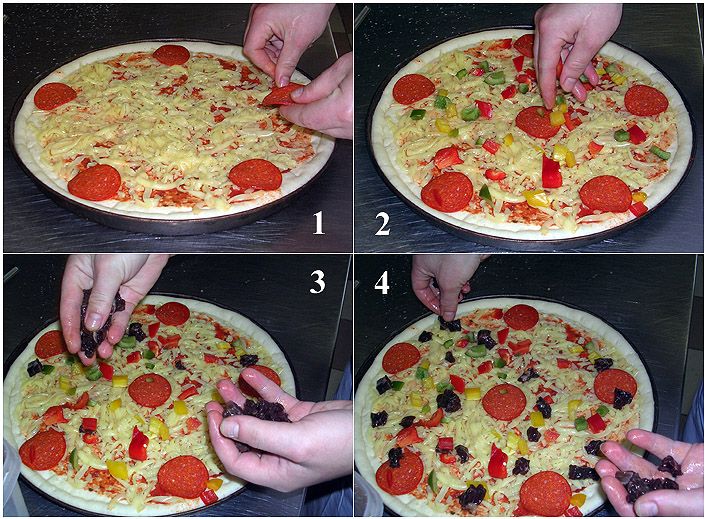 Как приготовить пиццу с фото