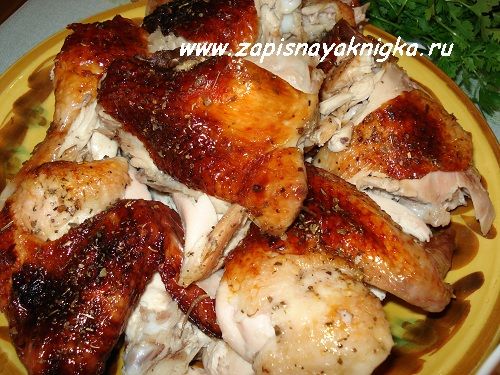 Как запечь курицу в духовке кусочками