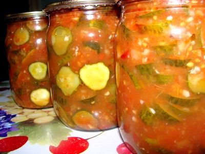 Консервирование огурцов в томатном соусе