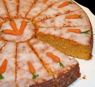 Морковный пирог с маскарпоне