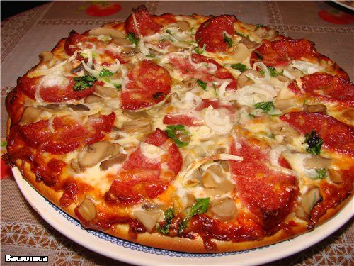 Начинка для пиццы рецепт