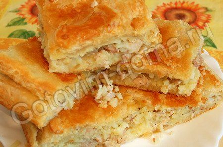Пирог с курицей и картофелем рецепт