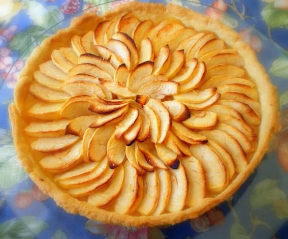 Пирог с яблоками из песочного теста рецепт