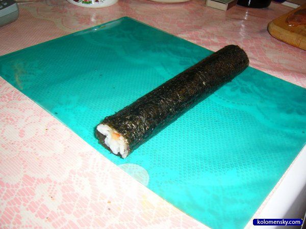 Пошаговый рецепт приготовления суши