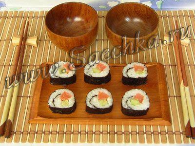  приготовление суши и роллов дома