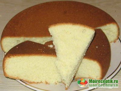 Рецепт бисквитного торта в домашних условиях с фото