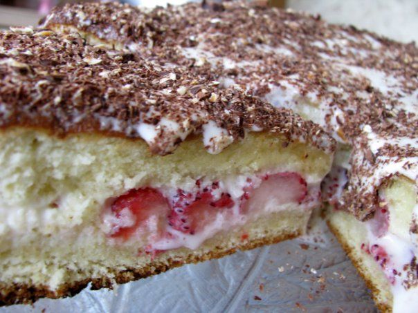Рецепт бисквитный торт со сметанным кремом