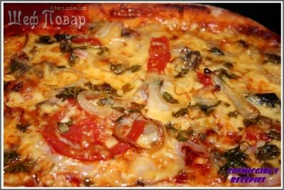 Рецепт итальянская пицца