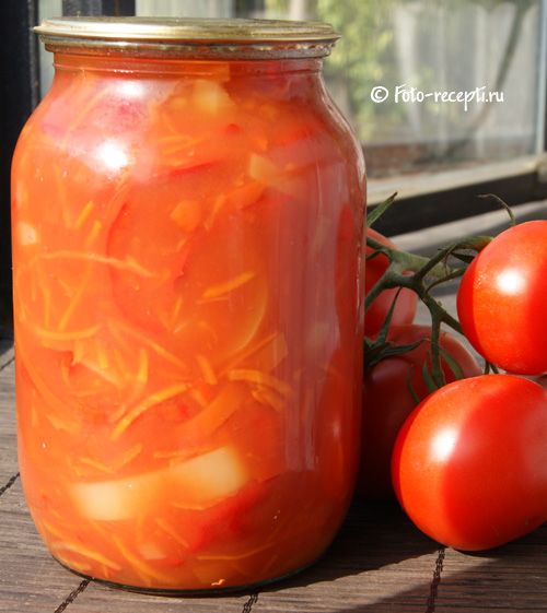 Рецепт лечо из помидоров