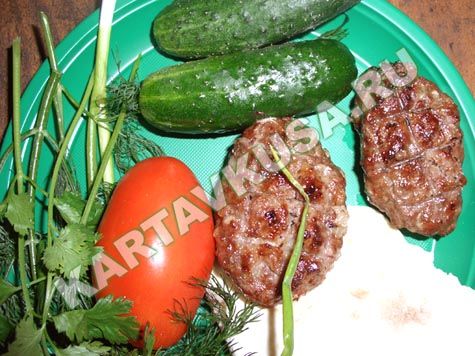 Рецепт люля кебаб из свинины и говядины