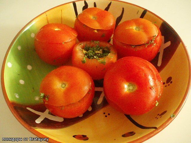 Рецепт помидоры простого посола