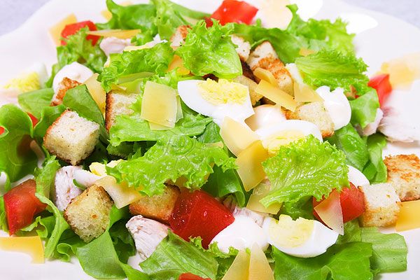 Рецепт салат цезарь