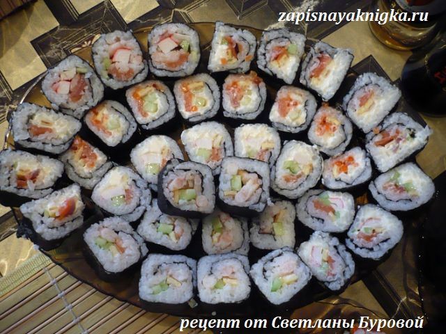 Рецепт суши и роллов в домашних условиях