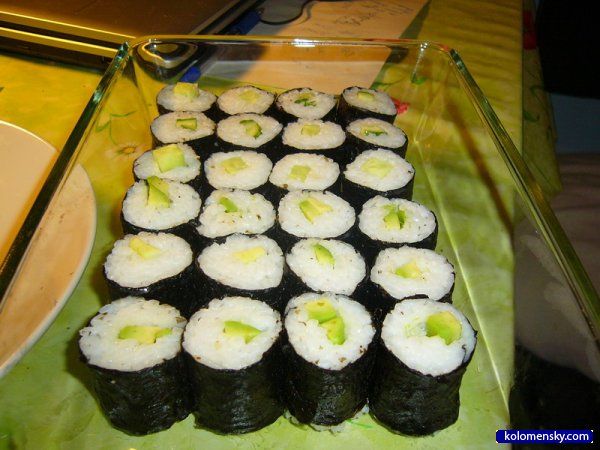 Рецепт суши в картинках