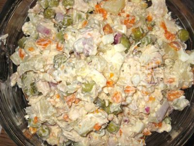 Рецепты салатов с майонезом