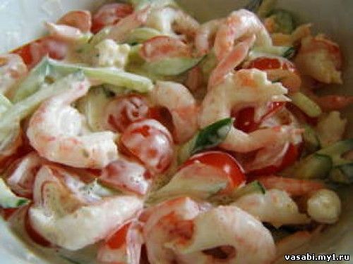 Рецепты салатов с морепродуктами