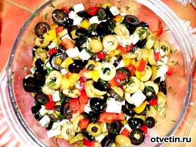 Рецепты салатов с оливками с фото