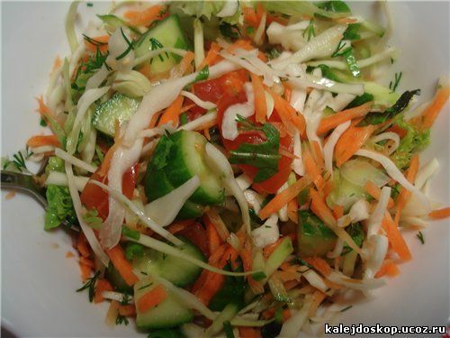 Рецепты салатов с подсолнечным маслом