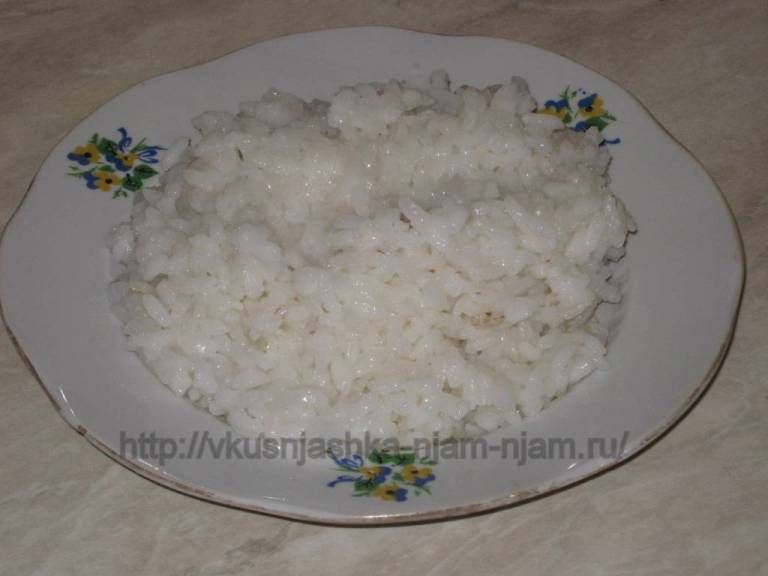 Рисовая каша на воде рецепт