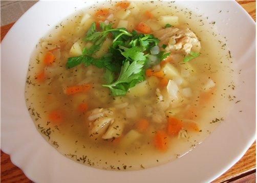Рыбный суп для детей