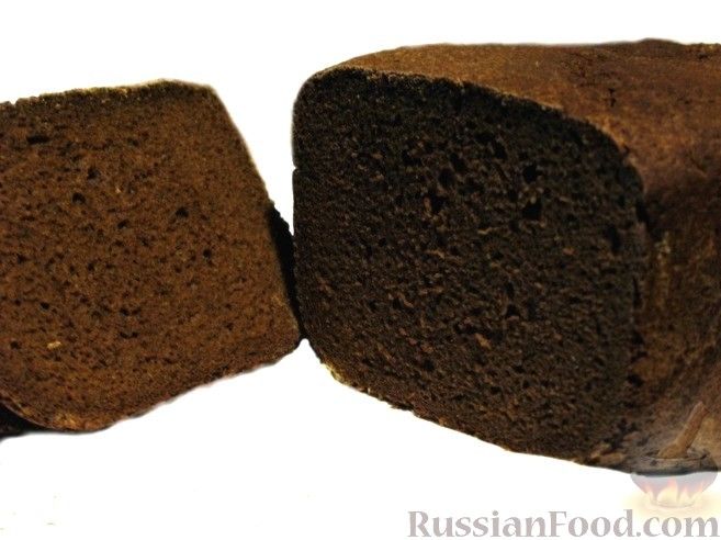 Ржаной заварной хлеб в духовке