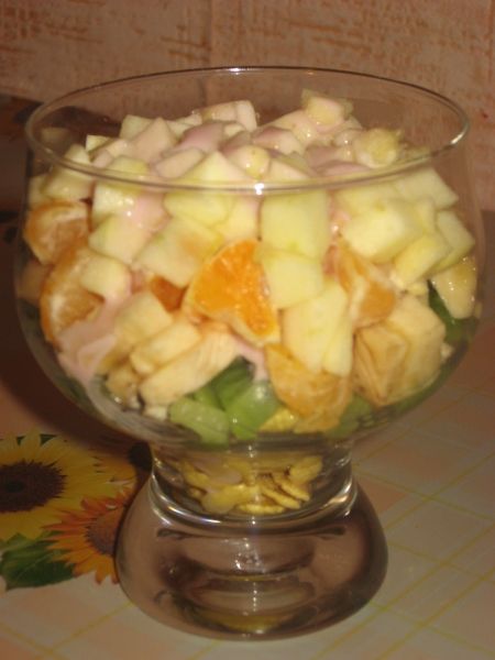 Салат из фруктов рецепт