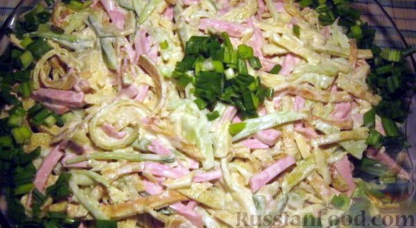 Салат с копченой куриной грудкой рецепт с фото