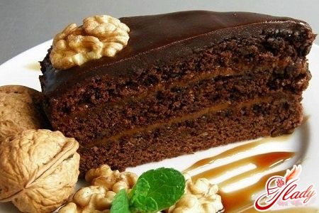 Шоколадный бисквитный торт рецепт