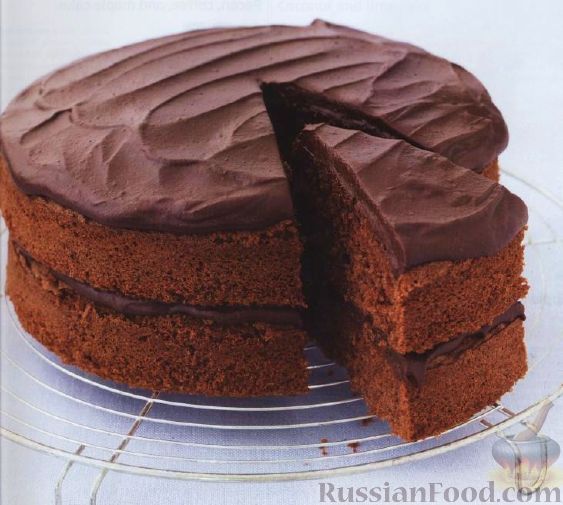 Шоколадный торт с фото