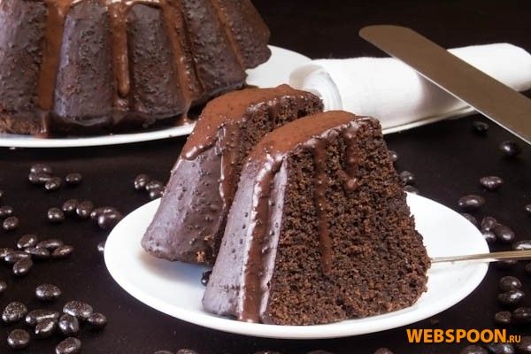 Шоколадный торт с маком