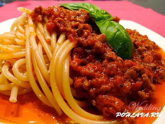 Соус для спагетти рецепт