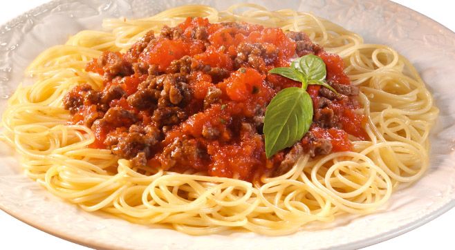 Спагетти с соусом долмио