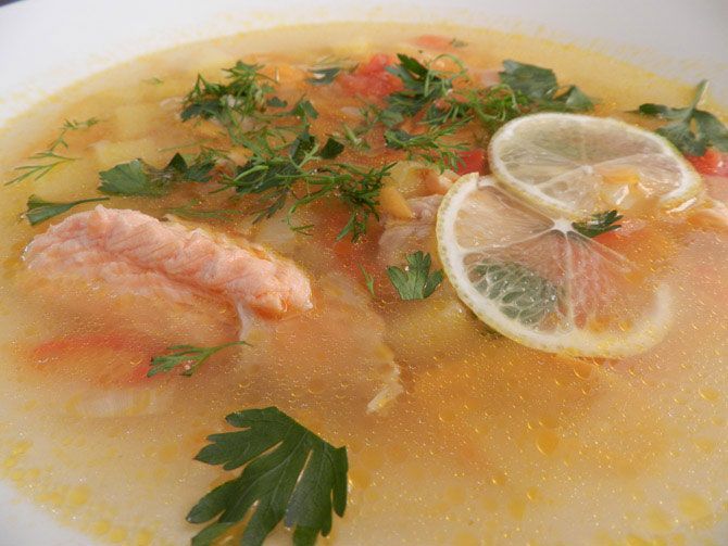 Суп из красной рыбы рецепты