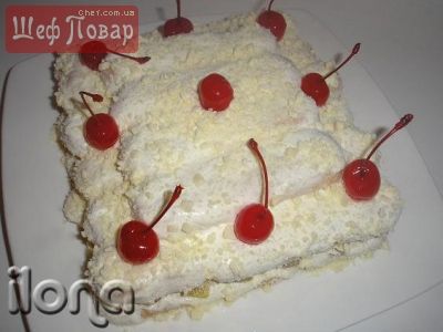 Торт с печеньем савоярди рецепт