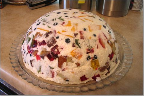 Торт сметанный с желатином и фруктами рецепт с фото