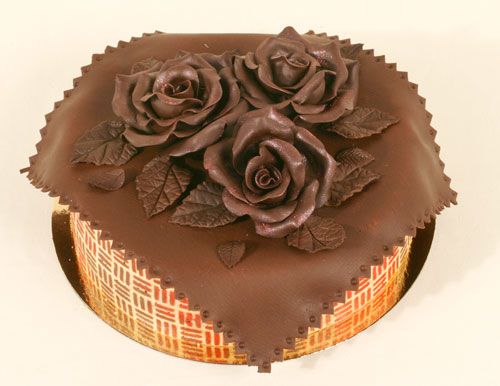 Украшение тортов шоколадом фото